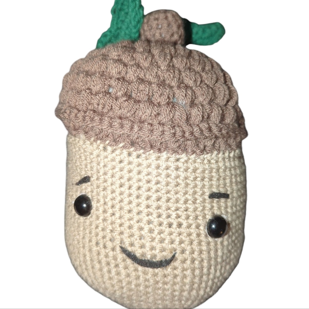 Handmade Crochet Acorn Plush Toy